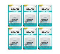 Listerine Cool Mint Interdentaire Floss for a Cleaner, Healthier Mouth, Oral Care, 55 Yards (lot de 6)