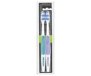 Listerine Duo Reach Brosse à Dents Interdentaire Ferme - Lot de 6