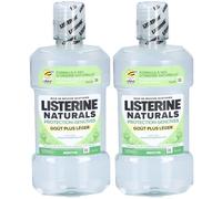 Listerine Naturals Bain de Bouche Protection Gencives De 2x500 ml