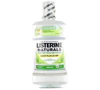 Listerine Naturals Bain de Bouche Vegan Sans Alcool Protection Gencives Aux Huiles Essentielles Goût Menthe 500 ml