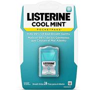 Listerine Pocketpaks Cool Mint Breath Strips, 24 pièces