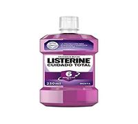 Listerine Soin total (1 x 250 ml), rince-bouche à l'alcool, collutoire gencives avec 10 bienfaits en 1, élixir buccal avec 12 h de protection, pour des dents blanches