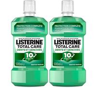 Listerine Total Care Dents et Gencives - Bain de Bouche Menthe Fraîche De 2x500 ml