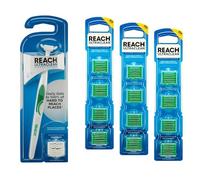 Listerine Ultraclean Access Flosser Starter Kit de démarrage + 3 recharges à la menthe (28 ct)