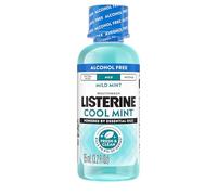 Listerine Zéro alcool rince-bouche, moins intense Formule Oral Care sans alcool pour la mauvaise haleine, saveur de menthe fraîche, 3.2 fl. oz (paquet de 12)
