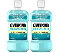 ListerineFraîcheurGoûtPlusLégerBainDEBouche-Baindebouchefluoré,goûtpluslége Bain De Bouche 2x500 ml