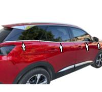 Listes de fenêtre chromées pour 3008 II à partir de 2016 moulures