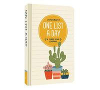 Listography: One List a Day: A Three-Year Journal (List Journal, Book of Lists, Guided Journal)