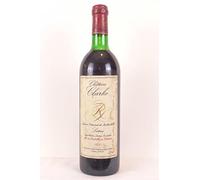 listrac château clarke baron edmond de rothschild rouge 1978 - bordeaux