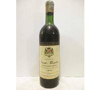 listrac château saint-martin (capsule corrodée) rouge 1970 - bordeaux