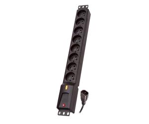 Listwa zasilająca Lestar LZRM 810 BW G-A K.:CZ 1,5M IEC320 Lestar