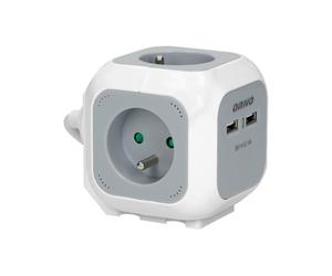 LISTWA ZASILAJÄNDE OR-AE-13144 (4 GN.+2USB) ORNO