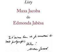 Listy Maxa Jacoba do Edmonda Jabesa - Jacob Max (Lettres en polonais)