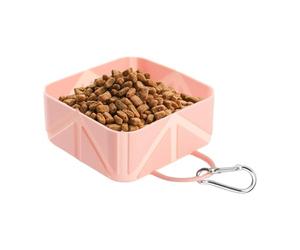 lisutupode Bols de voyage pour chiens | Mangeoire de nourriture pliable pour animaux de compagnie, abreuvoir portable 500 ml pour voyages, randonnée, camping, plage, promenades, bateau