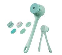 lisutupode Brosse de massage pour purificateur corporel, brosse électrique pour le corps et le bain avec charge USB étanche à l'eau