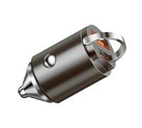 lisutupode Chargeur de voiture pour téléphone, puissant petit chargeur USB de voiture multi-ports | Adaptateur de véhicule compact pour smartphones, tablettes, téléphones sans fil