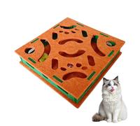 lisutupode Coffret D'enrichissement pour Griffes De Chat | Coupe-Griffes Interactif - avec Balle À Grelot Et Puzzle en Feutre pour Jeu De Griffes | pour Jeu, Chien, Intérieur Et Protection des