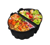 lisutupode Doublure En Silicone Pour Mijoteuse,Adapté Aux Ustensiles De Cuisson Ovales De 6 À 8 QT,Doublure Réutilisable En Silicone Pour Cocotte - Pour Tomate Poulet Crevette Poisson