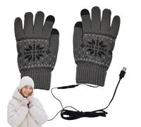 lisutupode Gants chauffants pour femmes, gants chauffants électriques réglables | Gants d'équitation chauffants chauffants pour doigts entiers pour homme et femme