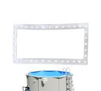 lisutupode Joint Étanche Pour Skimmer À Large Ouverture | Panneau Autocollant De Remplacement Flexible,Joint De Piscine De Remplacement,cour arrière-cour jardin spa bain à remous extérieur