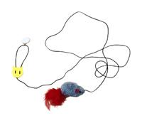 lisutupode Jouet à cordes pour chat d'intérieur, jouets pour chaton, jouet interactif à suspendre avec corde élastique pour la plupart des chats et chatons pour faire de l'exercice