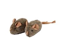 lisutupode Jouets de souris pour chats - 2 produits pour animaux de compagnie réalistes interactifs chirriants, jouets pour dentition, stimulation mentale, grattage et jeu