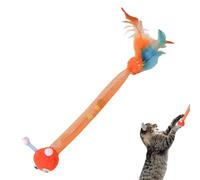 lisutupode Jouets Ressort Cataire avec Clochette pour Chat | Jouet Teaser À L'À Chat avec Ressort Et Clochette - Accessoire Rétractable pour Stimulation Physique Exercice Nettoyage Dentaire Chasse et