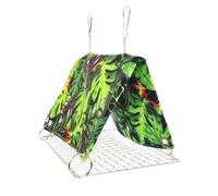 lisutupode Lit pour oiseaux de cage, hamac pour cacatoès | Cintre avec accessoires pour cages de perroquets, chardonnerets, aras et gris africains