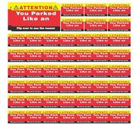 lisutupode Lot de 50 cartes de visite avec inscription « You Suck at Parking Cards » - Cartes de stationnement - Pour mauvais stationnement, farces amusantes