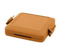 Lisutupode Machine à sandwich pour micro-ondes - En silicone - Revêtement anti-adhésif pour la cuisson de délicieux sandwichs croustillants - 17 x 14 x 3 cm