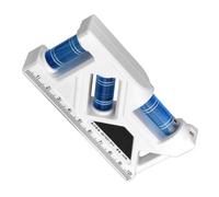 lisutupode Petit niveleur magnétique, petit outil de nivellement pratique, petit niveleur à bulles | Outil de mesure de nivellement compact pour charpentier pour un usage domestique et commercial