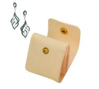 lisutupode Pochette De Voyage Pour Bijoux Miniature Pliable - Pochette de Rangement Enroulable avec Fermoir | Trousse à Bijoux Pliable et Enroulable de Voyage,Pour Femmes, Filles, Bagues, Bracelets et