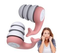 lisutupode Pougle d'oreille de natation pour femmes, bouchons d'oreille annulant le bruit en silicone, Plug d'isolation sonore de silicone anti-bruit, Équipement d'oudrification confortable