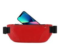 lisutupode Sac de taille pour téléphone portable, sac imperméable pour randonnée, cyclisme, voyages, promenades avec chien, rouge, Consulte la descripción, Voir description