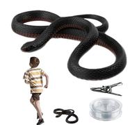 lisutupode Serpent faux soutien-gorge en silicone pour blagues pratiques, kit de blagues amusantes avec jouets réalistes pour anniversaire, fête et jour des innocents