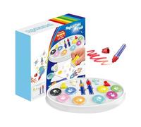 lisutupode Stylo Pinceau à Eau - Ensemble De Marqueurs Pinceau Aquarelle - Marqueurs Artistiques Pour Coloriage Dessin Et Graffiti Avec Tampon Pour Garçons Et Filles Activités Parent-Enfant Et