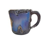 lisutupode Tasse à café en cristal minéral de 300 ml, tasse à café en cristal minéral naturel, tasses à café en cristal minéral, tasse décorative en cristal, tasses à thé en cristal créatif