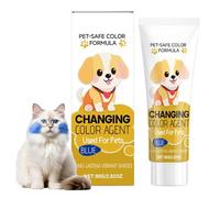 lisutupode Teinture pour chiens - Imperméable longue durée - Agent changeant de couleur nourrissante pour chats, chiots, petits, moyens, grands, maison, voyages, toilettes, soirées