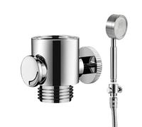 lisutupode Vanne d'arrêt | Régulateur rapide et robuste et résistant, restriction des flux de pomme de douche, restriction des flux d'eau pour l'optimisation du bain de robinet
