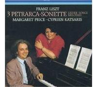 Liszt: 3 Petrarch Sonnets & Lieder / Songs - Margaret Price / Cyprien Katsaris