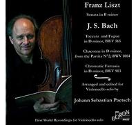 Liszt-Bach : Oeuvres Arrangées pour Violoncelle Seul