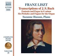 Transcriptions de Johann Sebastian Bach pour Liszt – CD – NAXOS