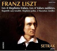 Liszt Franz - les 4 Mephisto-Valses, les 4 Valses Oubliees
