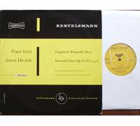 LISZT, FRANZ / Ungarische Rhapsodie Nr. 4 / DVORAK, ANTON / Slawische Tänze Op. 46, Nr. 1, 4, 8 / ca. 1960 ??? / Schrifthülle / BERTELSMANN SCHALLPLATTENRING # 14336 / Deutsche Pressung / 10" Vinyl Langspiel Schallplatte / DIE PHILHARMONIA HUNGARICA LEITU