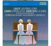 LISZT, GRIEG AND DEBUSSY FOR PIANO FOUR HANDS