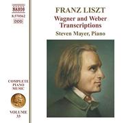 Liszt – Intégrale de l'œuvre pour piano, vol. 33 (Transcriptions de Wagner et Weber) – NAXOS