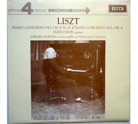 Liszt; Ivan Davis - Piano Concertos No. 1 In E Flat / Piano Concerto No. 2 In A - Franz Liszt, Ivan Davis (2), The Royal Philharmonic Orchestra, Edward Downes LP
