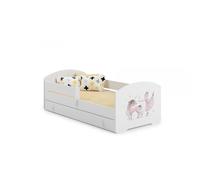 Lit enfant Sam+ tiroir de rangement - 140x70 cm - danseuse - avec matelas