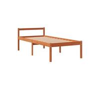 Lit pour Personne Agée Adulte Blanc 90x190cm Simple Bois Massif de Pin vidaXL