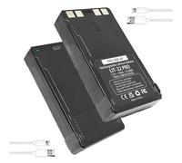 LIT-22 Lot de 2 batteries au lithium rechargeables LIT22 compatibles avec SPYPOINT Flex-M, Flex-S, Flex G-36, Flex-Plus, Flex Series Cellular Trail Camera Lot de 2 7000 mAh